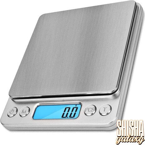 Bullet Bullet - Superior Table Scale - 0,1g bis 2000g - Digitalwaage inkl. Batterien & 2 Behälter Bullet Bullet - Superior Table Scale - 0,1g bis 2000g - Digitalwaage inkl. Batterien & 2 Behälter