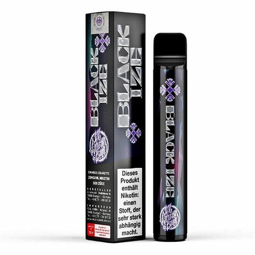 187 Strassenbande 187 Vape - Black Ize - 20er Packung / Display (Sparset) - Einweg E-Shisha - 600 Züge / Nikotin 20 mg
