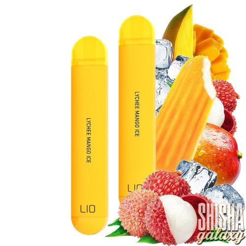 Lio Nano X Lio Nano X - Lychee Mango - 10er Packung / Display (Sparset) - Einweg E-Shisha - 600 Züge / Nikotin 20 mg