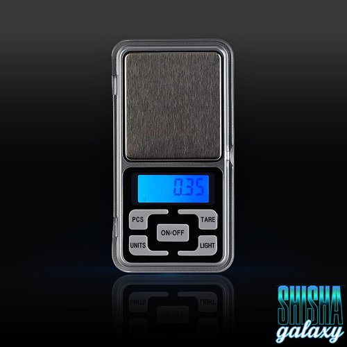 MH-Series MH Series - Pocket Scale Black - 0,1g bis 500g - Digitalwaage inkl. Batterien