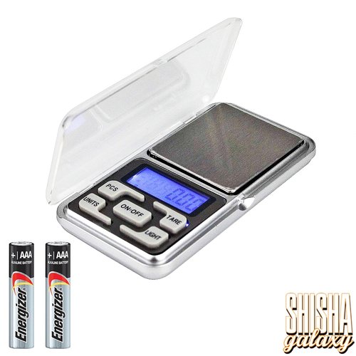 MH-Series MH Series - Pocket Scale Black - 0,1g bis 500g - Digitalwaage inkl. Batterien