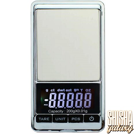 Retro Silver - 0,01g bis 200g - Digitalwaage, Küchenwaage, Feinwaage