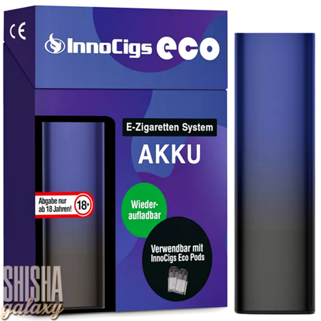 InnoCigs InnoCigs ECO - Pod Kit - Akku 900 mAh - Blue Black - E-Zigarette