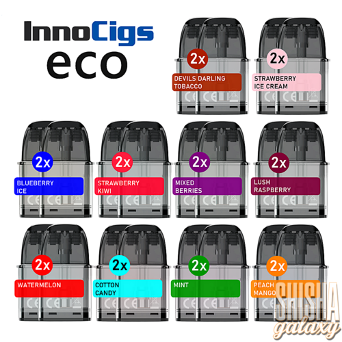 InnoCigs InnoCigs - ECO - Cotton Candy - Liquid Pod - Nikotin 17 mg - 2er Pack