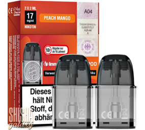 InnoCigs ECO - Peach Mango - Liquid Pod - Nikotin 17 mg - 2er Pack InnoCigs ECO - Peach Mango - Liquid Pod - Nikotin 17 mg - 2er Pack