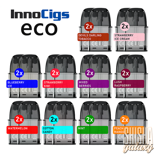 InnoCigs InnoCigs - ECO - Strawberry Ice Cream - Liquid Pod - Nikotin 17 mg - 2er Pack