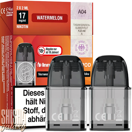 InnoCigs InnoCigs ECO - Watermelon - Liquid Pod - Nikotin 17 mg - 2er Pack (4ml) InnoCigs InnoCigs ECO - Watermelon - Liquid Pod - Nikotin 17 mg - 2er Pack (4ml)