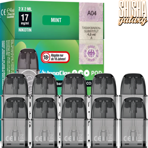 InnoCigs ECO - Mint - Liquid Pod - Nikotin 17 mg - 10er Pack