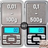 MH-Series MH Series - Pocket Scale Set - 0,1g bis 500g & 0.01 bis 100g - Digitalwaagen inkl. Batterien MH-Series MH Series - Pocket Scale Set - 0,1g bis 500g & 0.01 bis 100g - Digitalwaagen inkl. Batterien