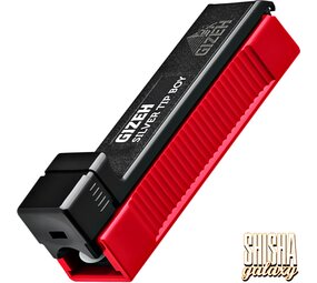 Gizeh Silver Tip Boy - Red Black - Stopfer / Stopfgerät / Stopfmaschine Gizeh Silver Tip Boy - Red Black - Stopfer / Stopfgerät / Stopfmaschine