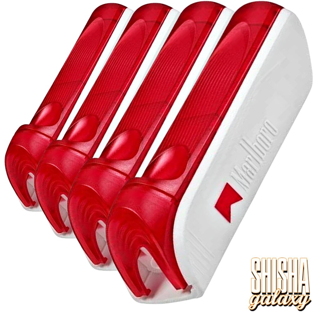 Marlboro Marlboro - Duo - Red White - 4er Pack - Stopfer / Stopfgerät / Stopfmaschine mit Stopfhilfe