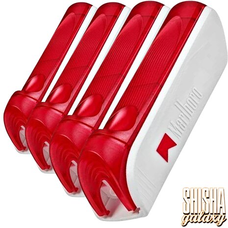 Marlboro Marlboro - Duo - Red White - 4er Pack - Stopfer / Stopfgerät / Stopfmaschine mit Stopfhilfe