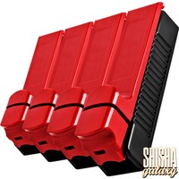 Tip - Rot - 4er Pack - Stopfer / Stopfgerät / Stopfmaschine