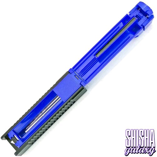 Angel Angel - Tip - Blau - 4er Pack - Filterhülsen Stopfer / Stopfgerät / Stopfmaschine mit Stopfhilfe & Ersatzspitze