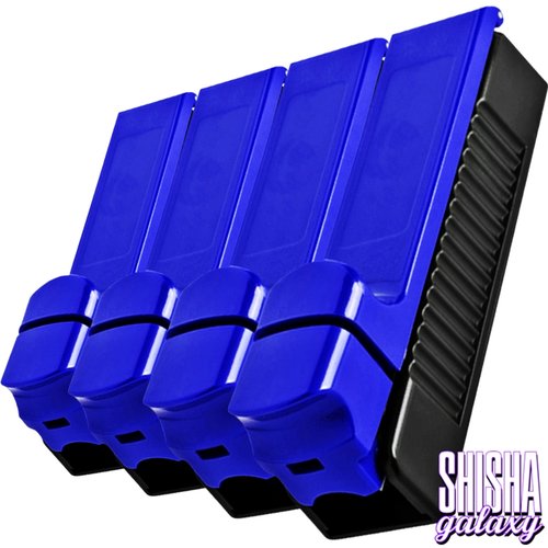 Angel Angel - Tip - Blau - 4er Pack - Filterhülsen Stopfer / Stopfgerät / Stopfmaschine mit Stopfhilfe & Ersatzspitze