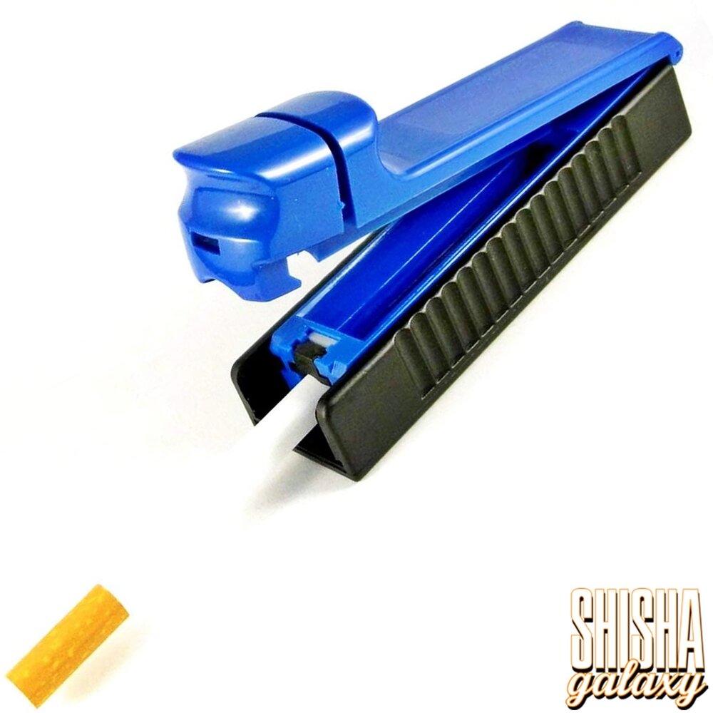 Angel Angel - Tip - Blau - 4er Pack - Filterhülsen Stopfer / Stopfgerät / Stopfmaschine mit Stopfhilfe & Ersatzspitze