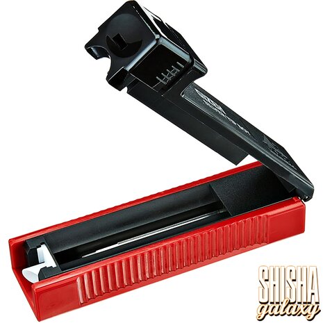 Gizeh Gizeh - Silver Tip Boy - Red Black - Filterhülsen Stopfer / Stopfgerät / Stopfmaschine mit Stopfhilfe, Anti-Rutsch-Pads & Ersatzspitze Gizeh Gizeh - Silver Tip Boy - Red Black - Filterhülsen Stopfer / Stopfgerät / Stopfmaschine mit Stopfhilfe, Anti-Rutsch-Pads & Ersatzspitze