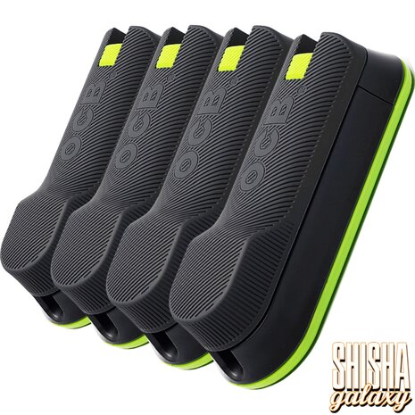 OCB OCB - Easy Slide - Black Green - 4er Pack - Filterhülsen Stopfer / Stopfgerät / Stopfmaschine mit Stopfhilfe