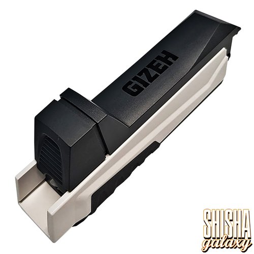 Gizeh Gizeh - Special Duo Tip - Black - Filterhülsen Stopfer / Stopfgerät / Stopfmaschine mit Stopfhilfe  & Ersatzspitze
