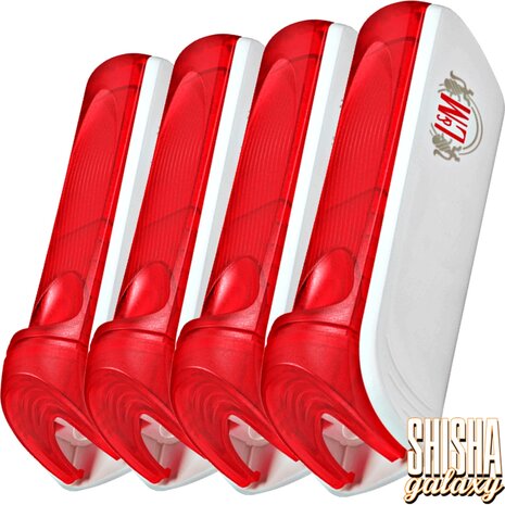 L&M L&M - Duo - Red White - Stopfer / Stopfgerät / Stopfmaschine mit Stopfhilfe L&M L&M - Duo - Red White - Stopfer / Stopfgerät / Stopfmaschine mit Stopfhilfe