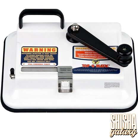 OCB OCB - Top-O-Matic - Weiß - Filterhülsen Stopfer / Stopfgerät / Stopfmaschine mit Antirutsch-Boden