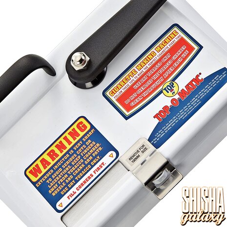 OCB OCB - Top-O-Matic - Weiß - Filterhülsen Stopfer / Stopfgerät / Stopfmaschine mit Antirutsch-Boden