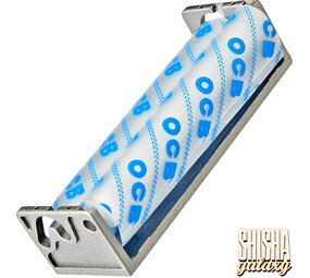 OCB Metall - Blau - Ø 8 mm - Zigaretten-Roller, Wickler, Drehmaschine OCB Metall - Blau - Ø 8 mm - Zigaretten-Roller, Wickler, Drehmaschine