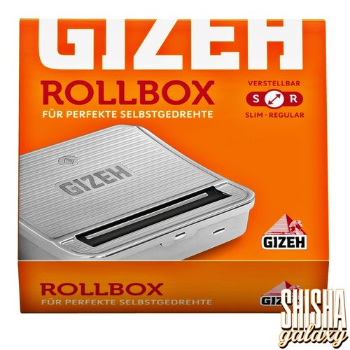 Gizeh Gizeh - Rollbox - Metall - Ø  6 - Ø 8 mm - Zigaretten-Roller, Wickler, Drehmaschine
