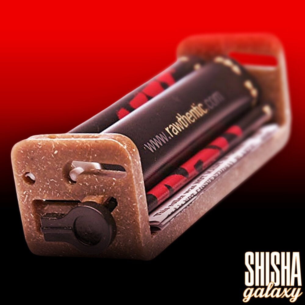 Raw Raw - Hemp Plastic Black - King Size - 110 mm - 4er Pack- Roller, Wickler, Drehmaschine aus Hanffasern