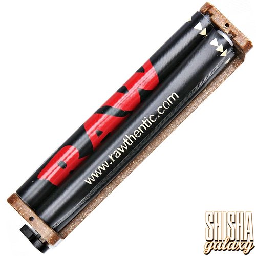 Raw Raw - Hemp Plastic Black - King Size - 110 mm - 4er Pack- Roller, Wickler, Drehmaschine aus Hanffasern