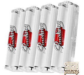 Smoking Red & White - King Size - 110 mm - 4er Pack - Roller, Wickler, Drehmaschine Smoking Red & White - King Size - 110 mm - 4er Pack - Roller, Wickler, Drehmaschine