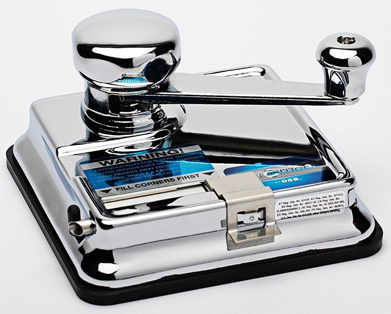 OCB OCB - Micromatic Duo - Silber - Filterhülsen Stopfer / Stopfgerät / Stopfmaschine mit Antirutsch-Boden OCB OCB - Micromatic Duo - Silber - Filterhülsen Stopfer / Stopfgerät / Stopfmaschine mit Antirutsch-Boden