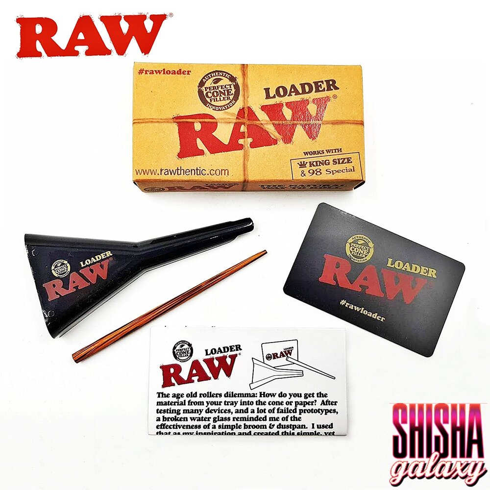 Raw Raw - Cone Loader/Filler + Stäbchen & Grinderkarte - Cone-Stopfer / Stopfgerät / Stopfmaschine Raw Raw - Cone Loader/Filler + Stäbchen & Grinderkarte - Cone-Stopfer / Stopfgerät / Stopfmaschine