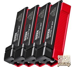 Gizeh Silver Tip Boy - Red Black - 4er Pack - Stopfer / Stopfgerät / Stopfmaschine Gizeh Silver Tip Boy - Red Black - 4er Pack - Stopfer / Stopfgerät / Stopfmaschine