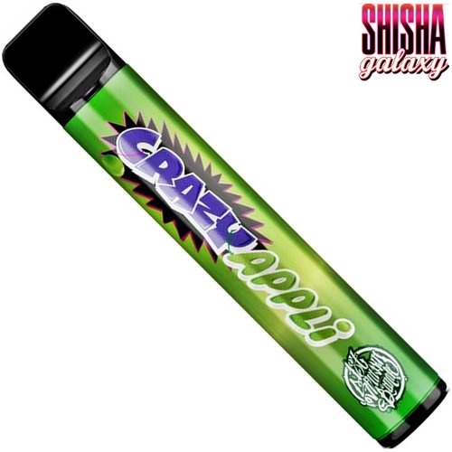 187 Strassenbande 187 Vape - Crazy Appli - 20er Packung / Display (Sparset) - Einweg E-Shisha - 600 Züge / Nikotin 20 mg