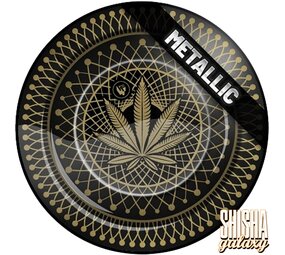 Fire Flow Metall - Leaves 38 - 3/4 - Gold - Aschenbecher - Ø 14 cm Fire Flow Metall - Leaves 38 - 3/4 - Gold - Aschenbecher - Ø 14 cm