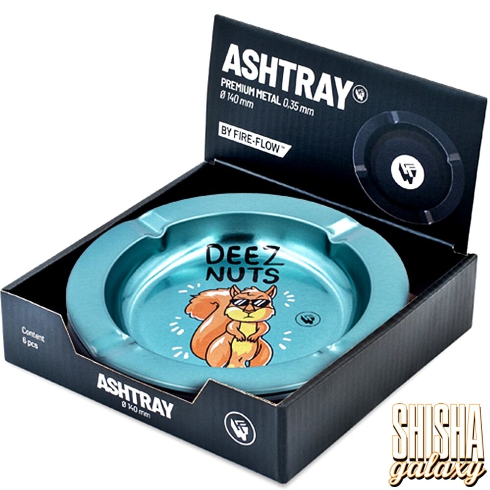 Fire Flow Fire Flow - Metall - Deez Nuts - Aschenbecher - Ø 14 cm Fire Flow Fire Flow - Metall - Deez Nuts - Aschenbecher - Ø 14 cm