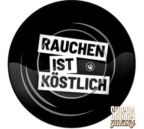 Fire Flow Metall - "Rauchen ist köstlich" - Aschenbecher - Ø 14 cm Fire Flow Metall - "Rauchen ist köstlich" - Aschenbecher - Ø 14 cm