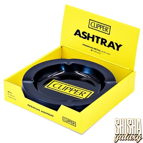 Fire Flow Fire Flow - Metall - Clipper Logo Black - Aschenbecher - Ø 14 cm Fire Flow Fire Flow - Metall - Clipper Logo Black - Aschenbecher - Ø 14 cm