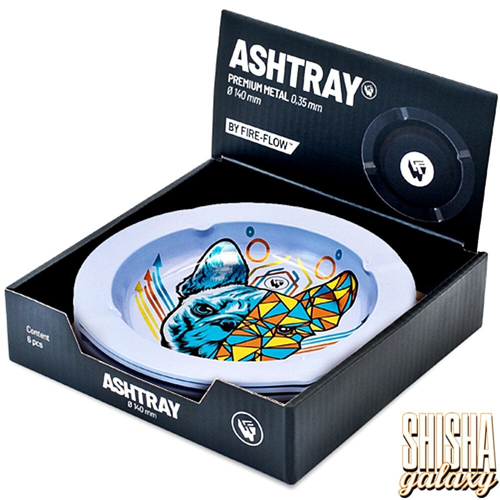 Fire Flow Fire Flow - Metall - Geometrical Animals 2 - 1/4 - Aschenbecher - Ø 14 cm