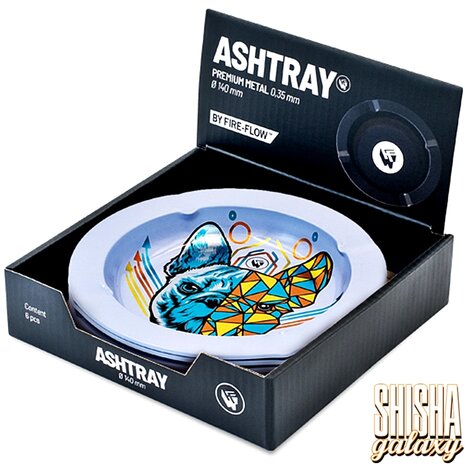 Fire Flow Fire Flow - Metall - Geometrical Animals 2 - 1/4 - Aschenbecher - Ø 14 cm