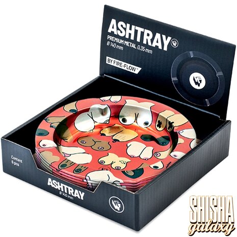 Fire Flow Fire Flow - Metall - Titties Pattern - Aschenbecher - Ø 14 cm Fire Flow Fire Flow - Metall - Titties Pattern - Aschenbecher - Ø 14 cm