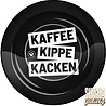 Fire Flow Fire Flow - Metall - "Kaffee Kippe Kacken" - Aschenbecher - Ø 14 cm Fire Flow Fire Flow - Metall - "Kaffee Kippe Kacken" - Aschenbecher - Ø 14 cm