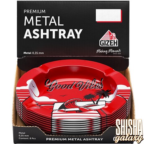 Fire Flow Fire Flow - Metall - Good Vibes - Aschenbecher - Ø 14 cm Fire Flow Fire Flow - Metall - Good Vibes - Aschenbecher - Ø 14 cm