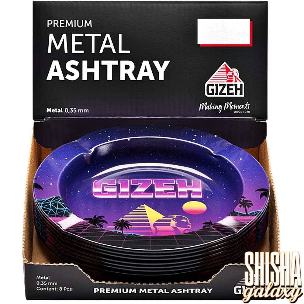 Fire Flow Fire Flow - Metall - Gizeh Synth Waves - Aschenbecher - Ø 14 cm Fire Flow Fire Flow - Metall - Gizeh Synth Waves - Aschenbecher - Ø 14 cm