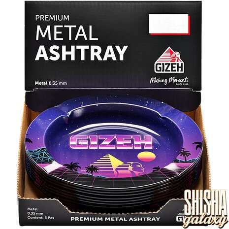 Fire Flow Fire Flow - Metall - Gizeh Synth Waves - Aschenbecher - Ø 14 cm Fire Flow Fire Flow - Metall - Gizeh Synth Waves - Aschenbecher - Ø 14 cm