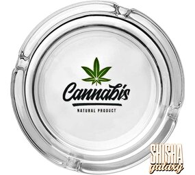 Bullet "Cannabiz Natural" - Glas - Aschenbecher - Ø 10,5 cm Bullet "Cannabiz Natural" - Glas - Aschenbecher - Ø 10,5 cm