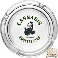 "Cannabiz Smokers Club" - Glas - Aschenbecher - Ø 10,5 cm