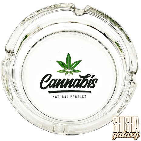 Bullet Bullet - "Cannabiz Natural Product" - Glas - Aschenbecher - Ø 10,5 cm Bullet Bullet - "Cannabiz Natural Product" - Glas - Aschenbecher - Ø 10,5 cm