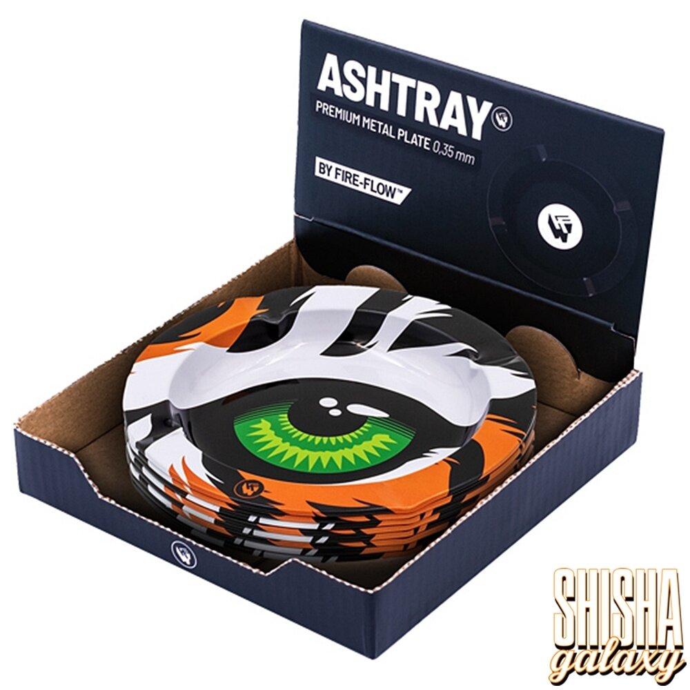 Fire Flow Fire Flow - Metall - Feline Eyed Tiger - Aschenbecher - Ø 14 cm Fire Flow Fire Flow - Metall - Feline Eyed Tiger - Aschenbecher - Ø 14 cm